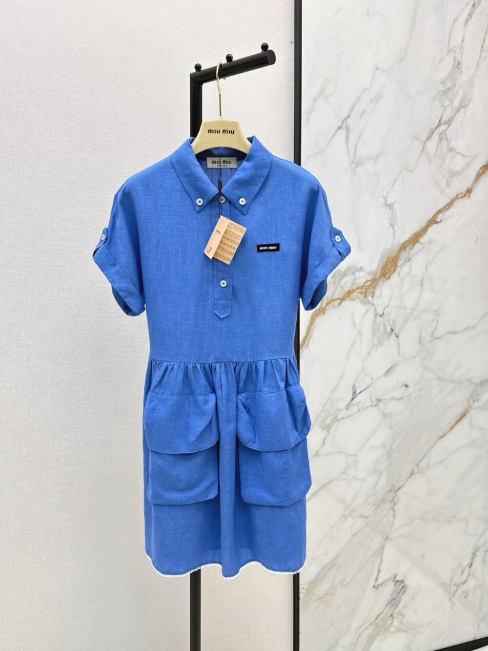 Miu Miu new workwear shirt dress